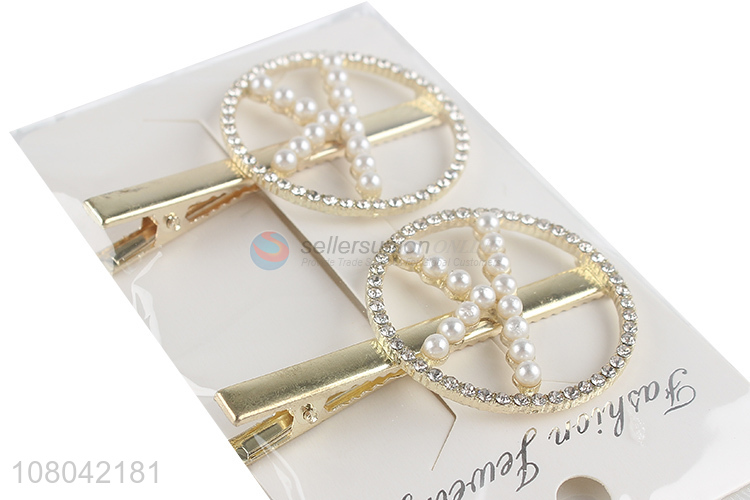 Most popular alloy fashion girls hair accessories hairpin