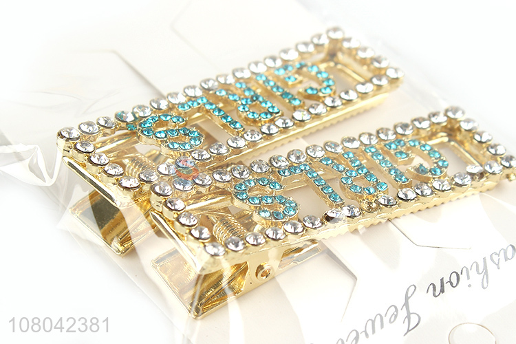 Wholesale products letter girls fashion hairpin headwear