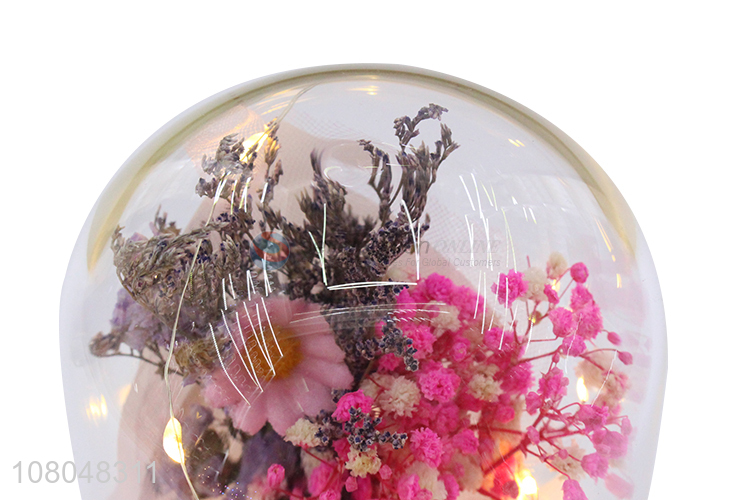 Hot sale multicolor glass butterfly flower lights