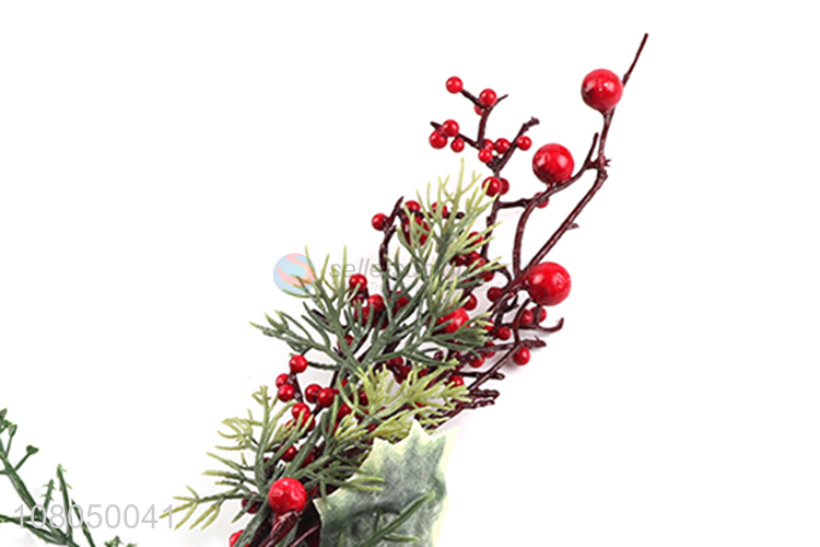 China factory red berry christmas picks for home decoration