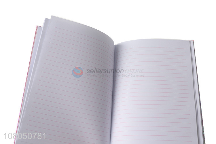 Chinese supplier pink notebook blank draft book