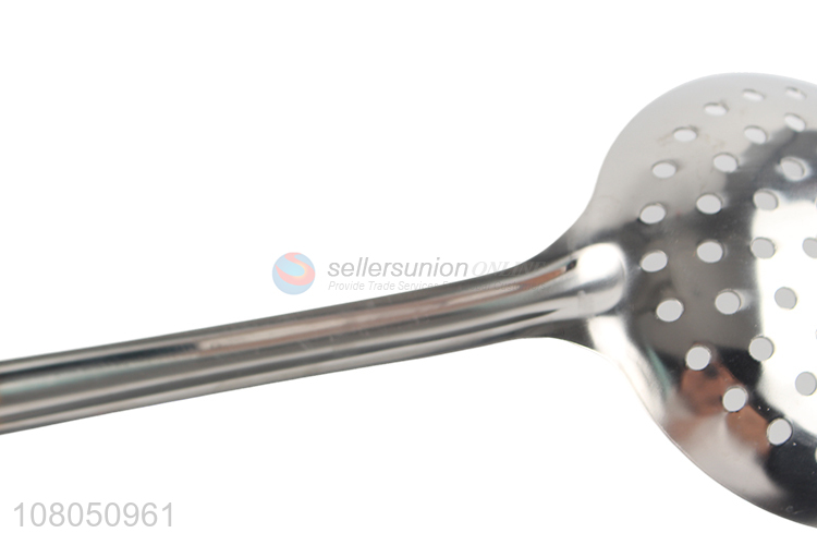 Best selling stainless steel slotted ladle utensil