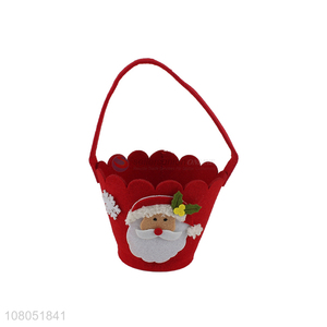 Good selling fashion christmas hand gift bag felt bag