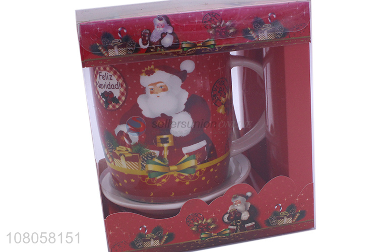 Fashion Ceramic Cup Coffee Cup With Spoon