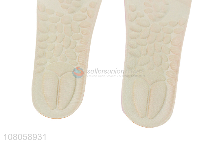 Good price orange men cotton breathable insole wholesale