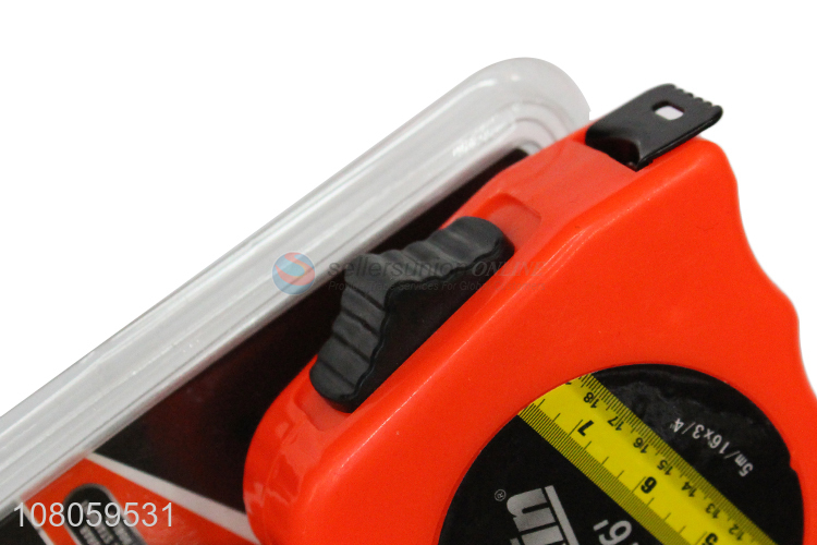China supplier measuring tools 5m retractable steel tape measure