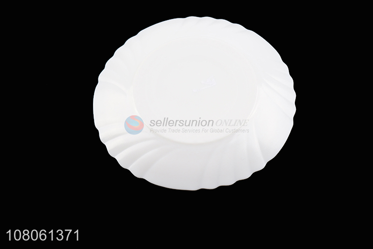 Factory supply microwave safe opal glass plate dining plates dishes