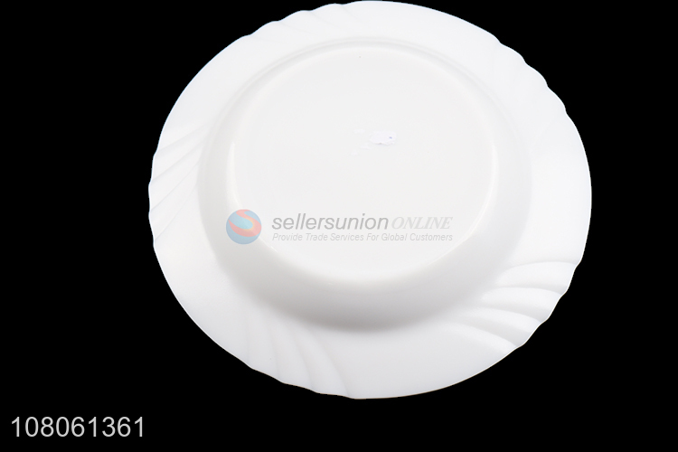 Good quality dinnerware opal glass deep plate for home and restaurant