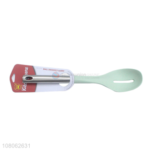 Yiwu wholesale household slotted ladle with stainless steel handle