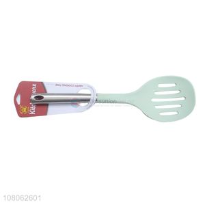 Best price household utensils silicone slotted ladle