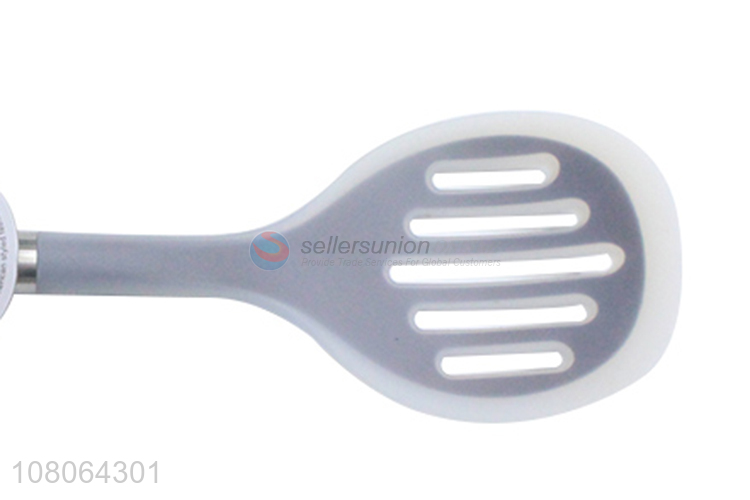 High quality reusable silicone slotted spoon for utensils