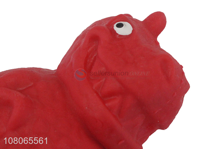 Hot selling red dinosaur animal toy vent toy for kids