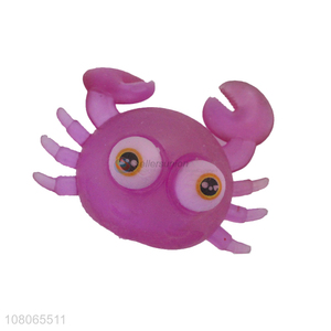 Yiwu wholesale pink crab toy creative children vent toy