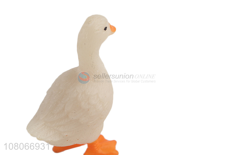 Factory Direct Sale Simulation Duck Plastic Animal Model Toy