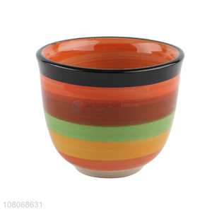 Best Quality Colorful Ceramic Teacup Fashion Bowl Cup