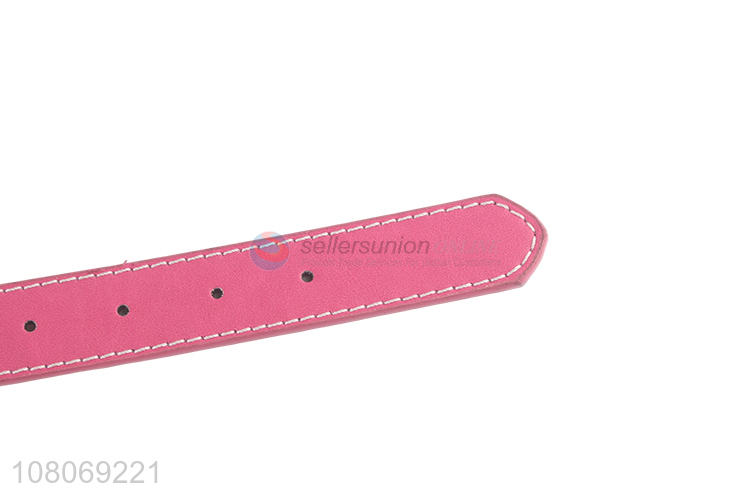 Custom PU Leather Dog Collars Pet Collar