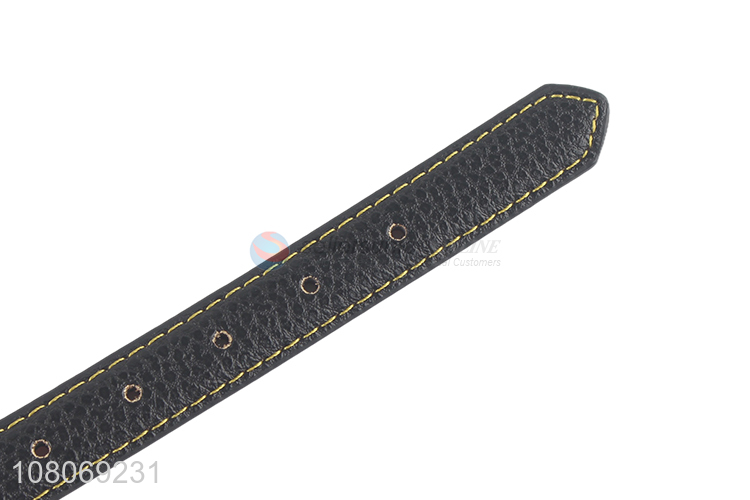 High Quality PU Leather Dog Collars Fashion Pet Accessories