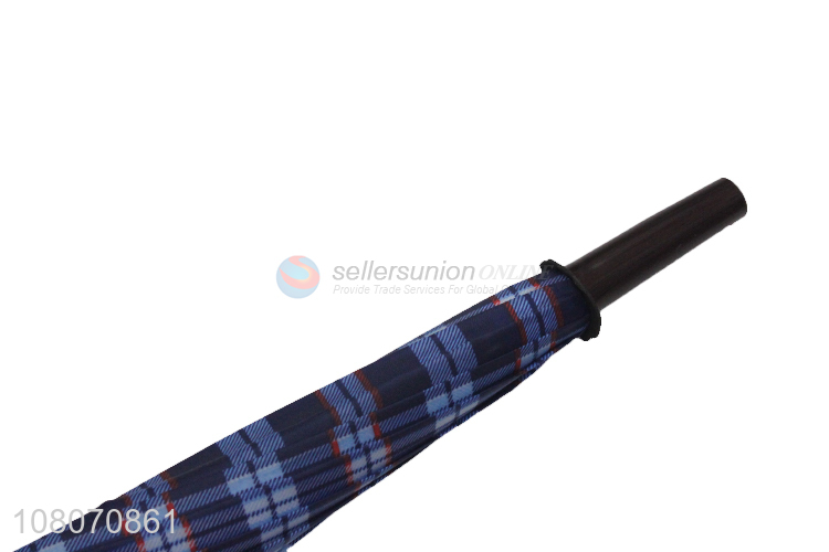 Online wholesale 10 ribs automatic open long stick windproof umbrella