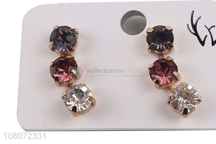 Yiwu market delicate fashion earrings ear pendants