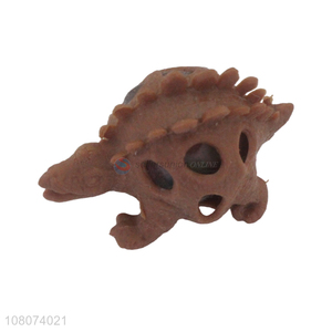 Hot selling brown dinosaur vent toy children pinch toy