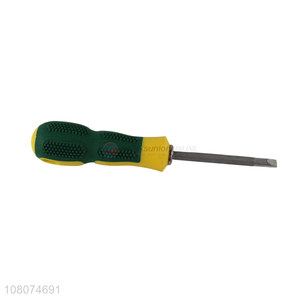 Good quality multi-use plastic handle slotted screwdriver