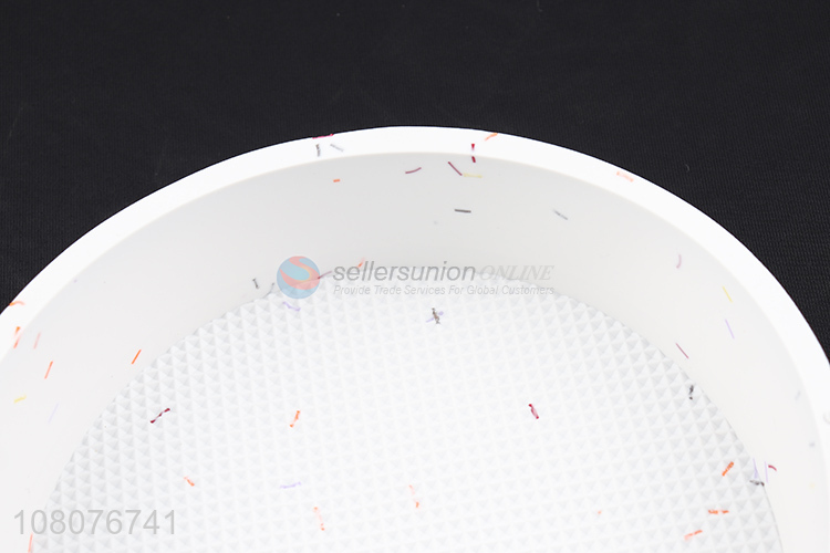 Hot sale large round food grade non-stick DIY silicone cake mold pan