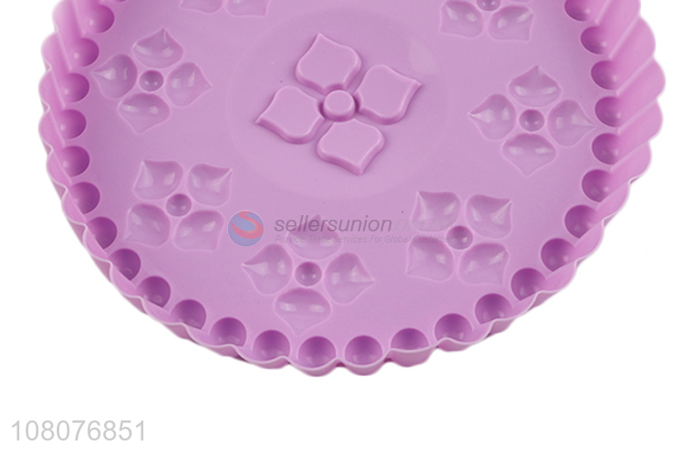 Online wholesale food grade round silicone cake mold pan baking molds