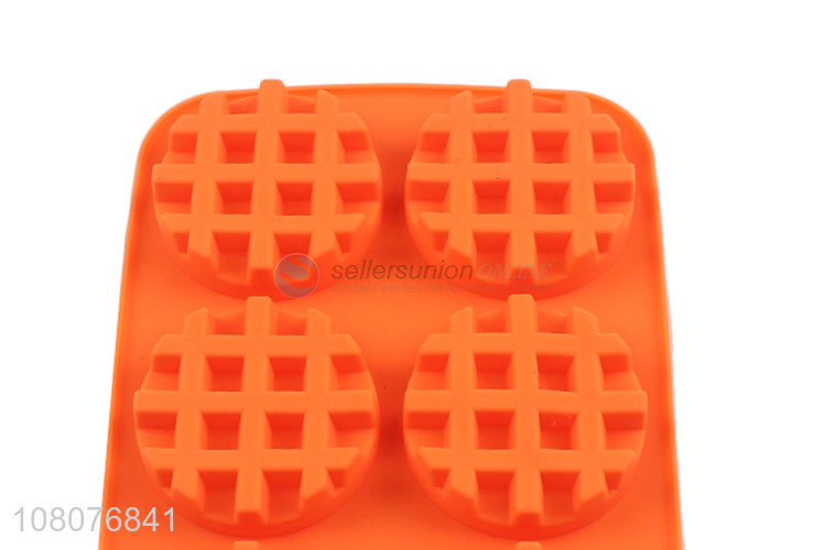 High quality round silicone waffle mold food grade silicone cake mold