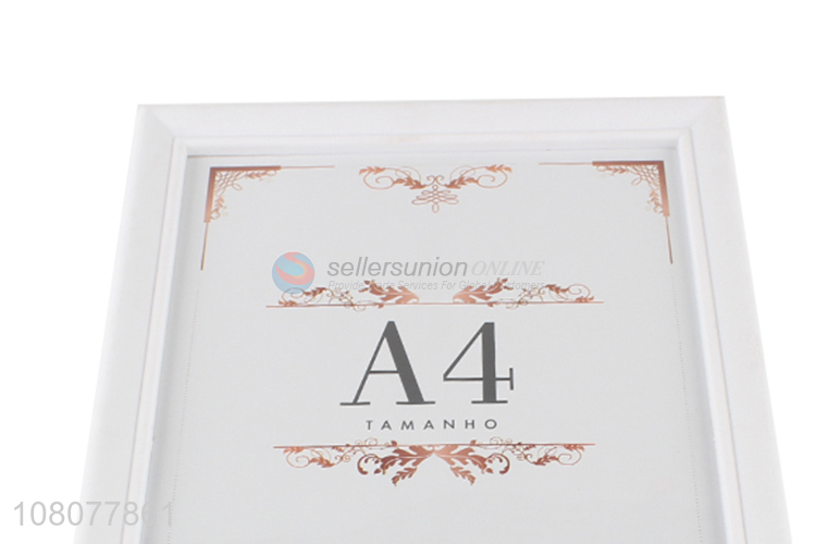 Wholesale A4 Picture Frame Fashion Plastic Photo Frame