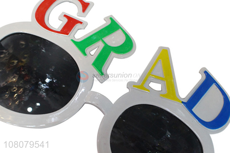 High quality white simple plastic party decoration glasses