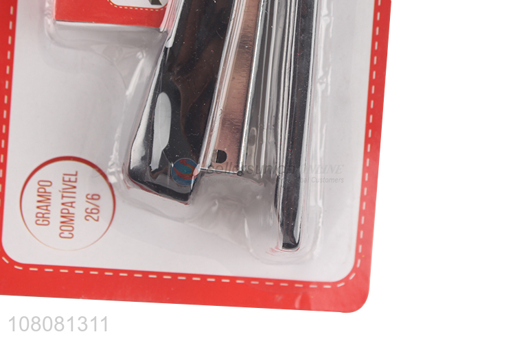 High quality large standard size 26/6 staplers set with 1000 staples