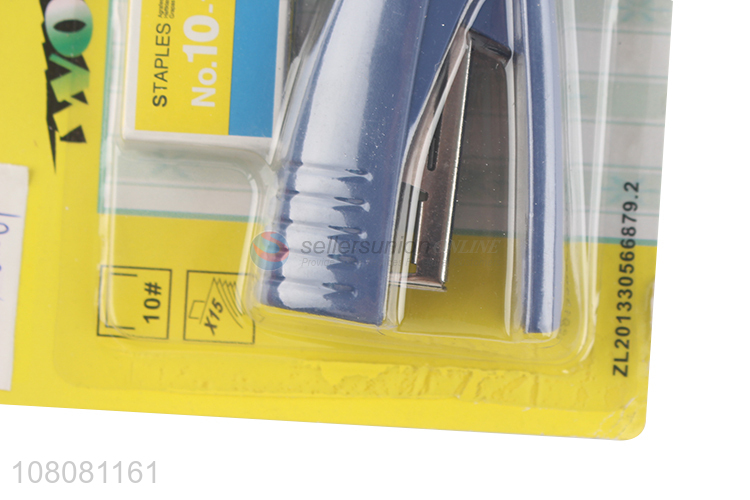 Good quality mini heavy duty stapler 15 sheet capacity 10# staplers set