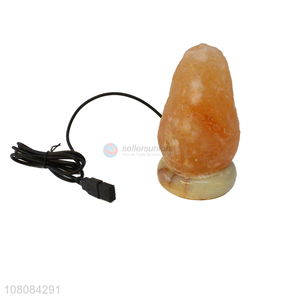 New design stone crafts outdoor decoration salt stone lamp