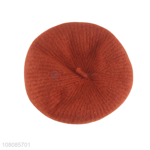 Hot selling fashion wool beret ladies cute painter hat