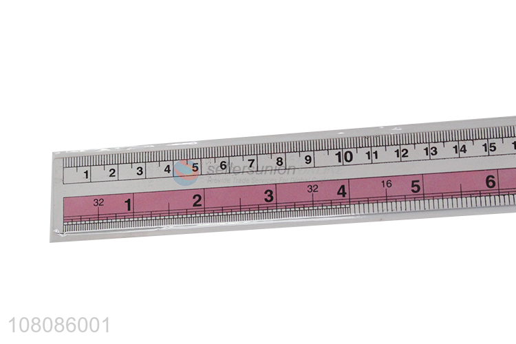 Yiwu wholesale creative durable metal ruler for students