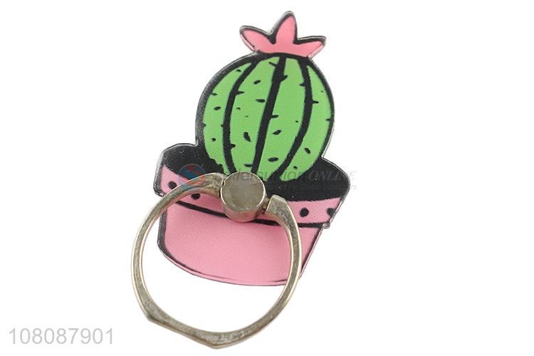 High quality cactus cell phone ring holder mobile phone grip