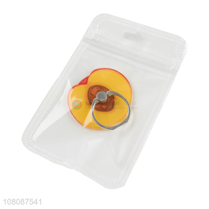 High quality universal peach cell phone finger ring stand