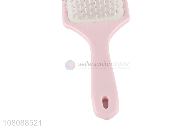 Factory direct sale pink airbag comb women thick hair comb