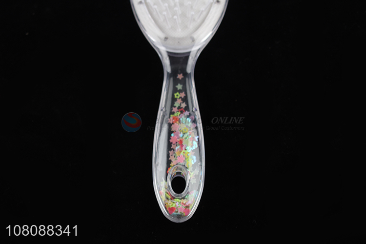 Top selling plastic anti-static massage hair comb salon brush