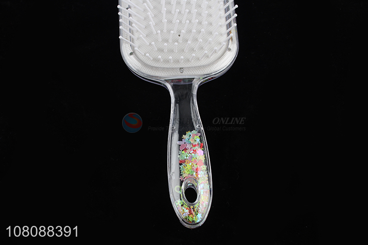 Most popular reusable plastic massage comb brush with airbag