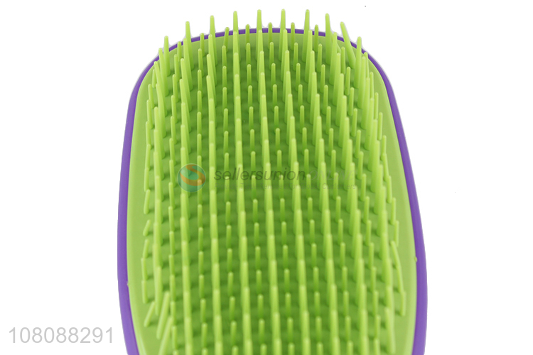 High quality multicolor plastic comb brush massage comb