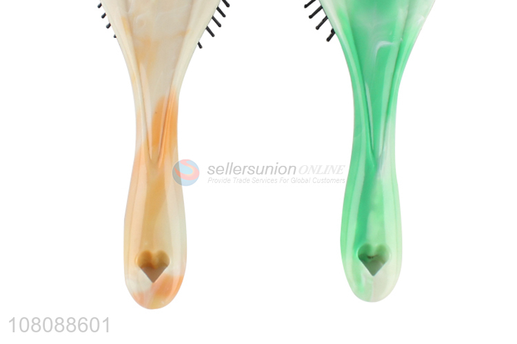 Delicate design multicolor anti-static hair comb