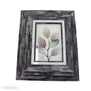 Imitation Wood Grain Plastic Photo Frame Picture Frame