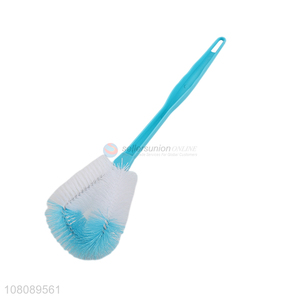 Yiwu supplier blue long handle cup brush kitchen cleaning brush