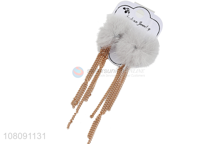 Hot Products Chain Tassel Stud Earrings Ladies Ear Stud