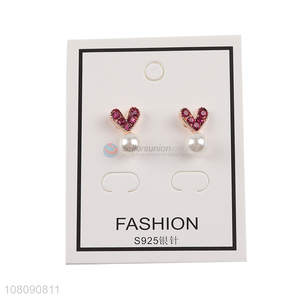 Small Fresh Design Heart Shape Ear Stud Fashion Earring