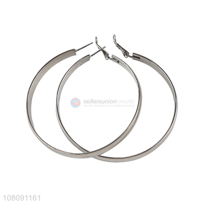 New Style Metal Circle Hoop Earrings Ladies Fashion Jewelry