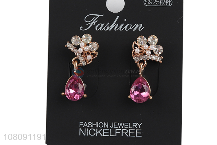 Fashion Drop Pendant Earrings Ladies Stud Earring