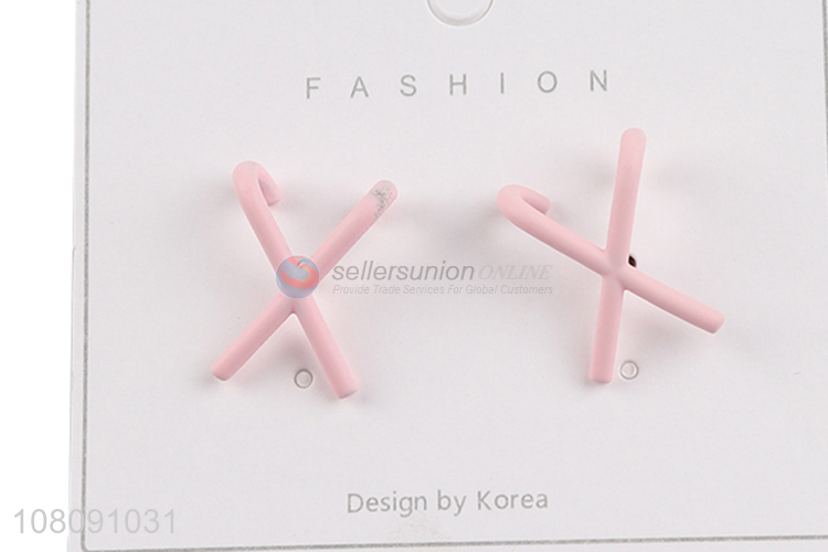 Simple Style Fashion Stud Earring Ladies Ear Stud