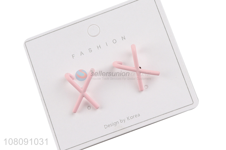 Simple Style Fashion Stud Earring Ladies Ear Stud